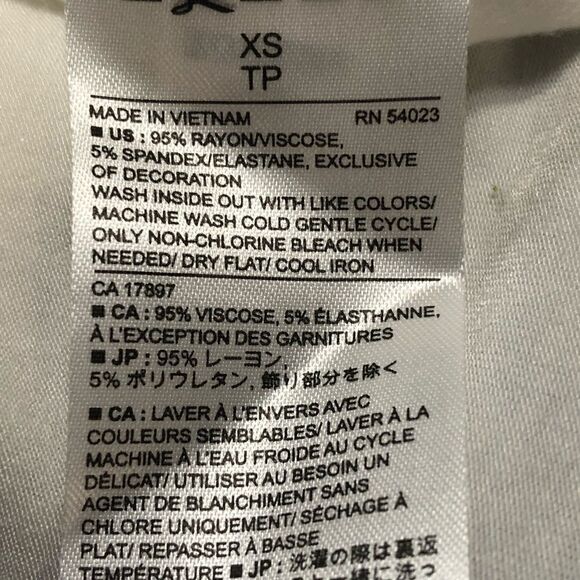 𝅺banana Republic Factory Pleated Sleeveless Top XS - Picture 9 of 9